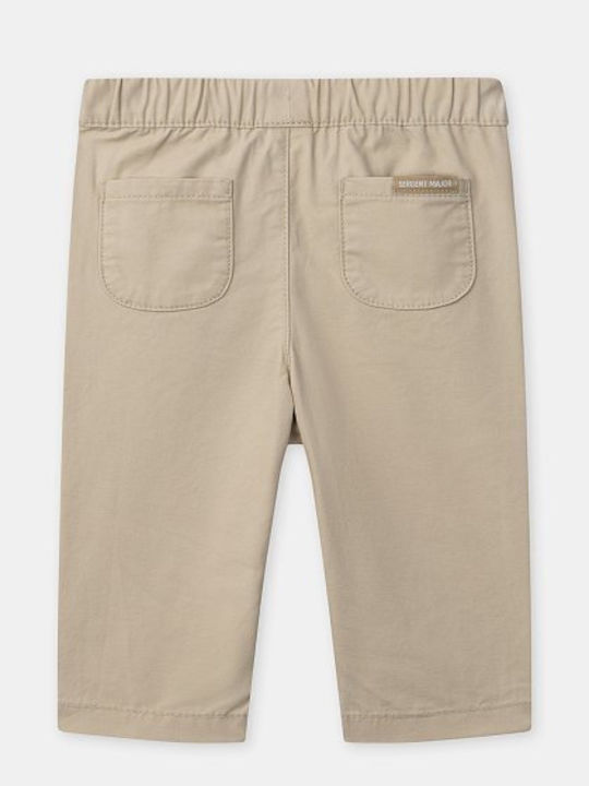 Kinderhose Leder Beige