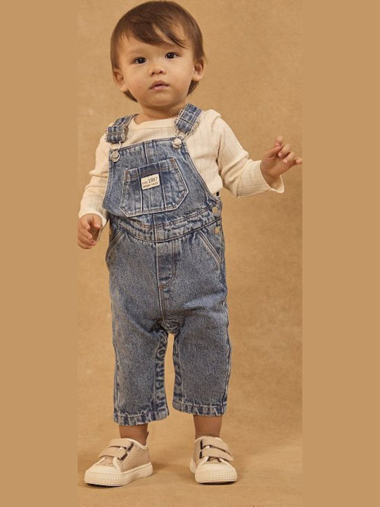 Salopetă Denim Albastră Pentru Copii