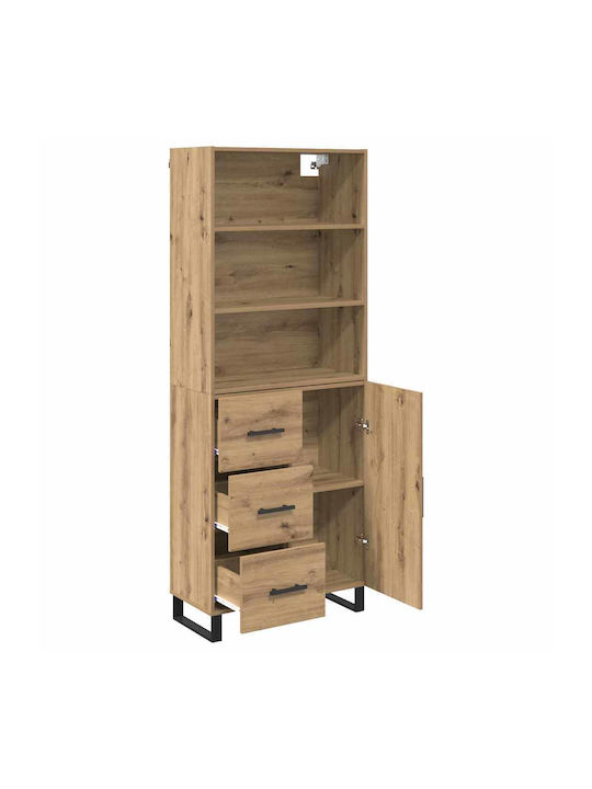 Bücherregale Artisan Eiche (2Stücke) 69.5x32.5x180cm