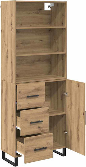 Biblioteci Artisan Oak (2 Bucăți) 69,5x32,5x180 cm