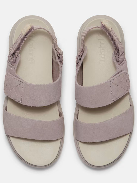 Greyfield Sandal Leather Women's Flat Sandals Flatforms Pink