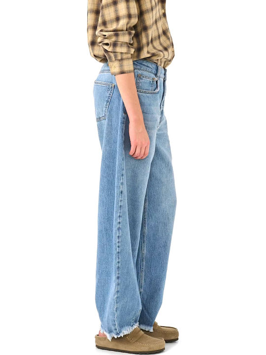 High Rise Women's Jean Pants in Loose Fit