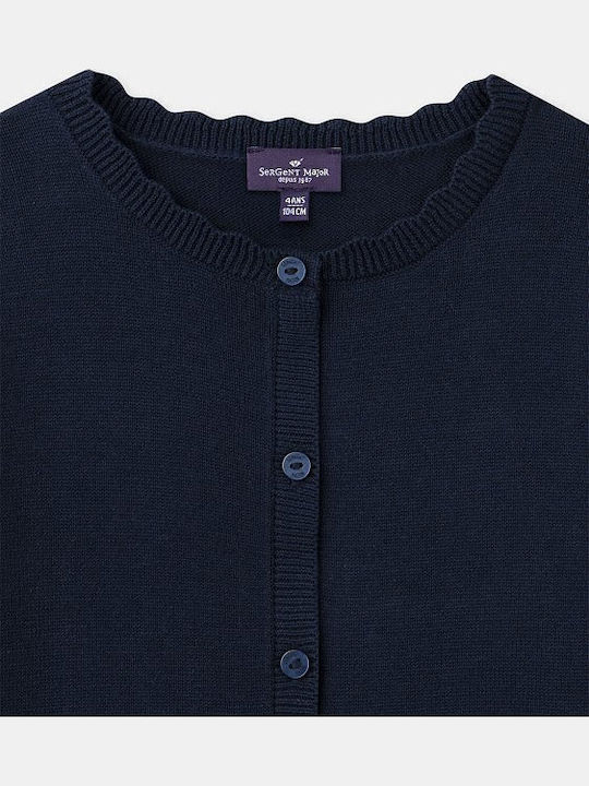 Kids Knitted Blue Cardigan