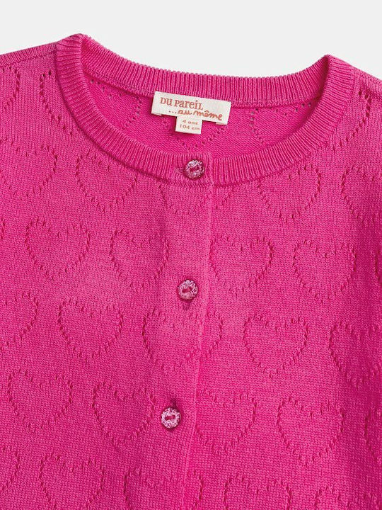 Kinder-Strickjacke Rosa