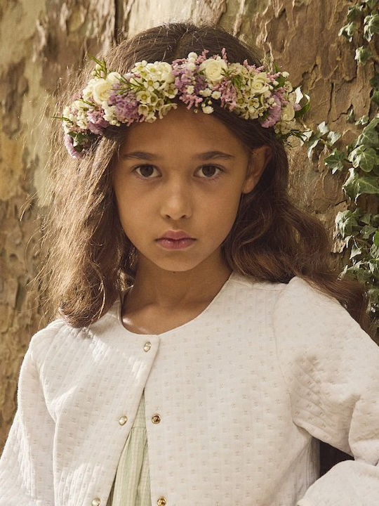 Kids Cardigan White