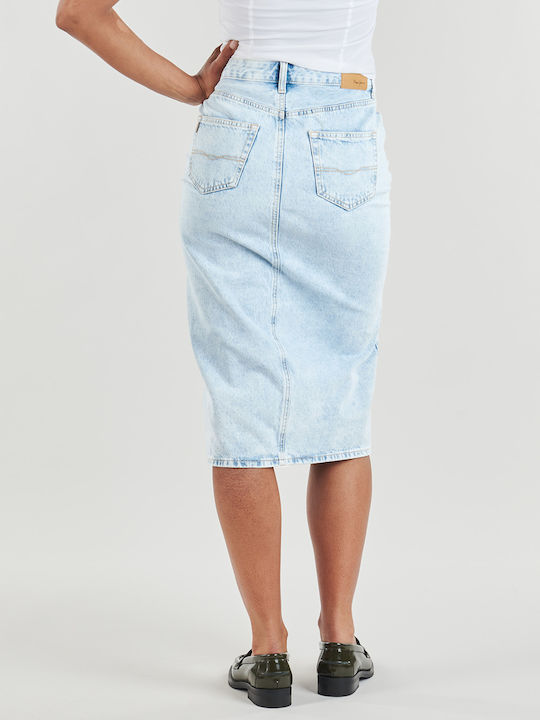 Nikita Denim Midi Skirt Blue
