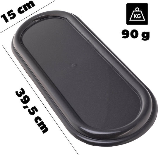 Stand Candles Candle 40 Cm Grave Tray Graphite Plastic