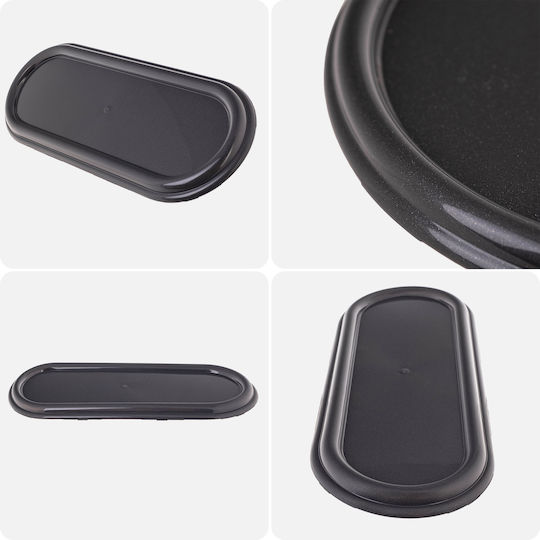 Stand Candles Candle 40 Cm Grave Tray Graphite Plastic