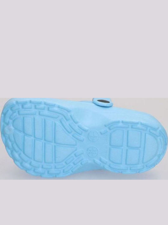 Stitch Kids Beach Clogs Light Blue