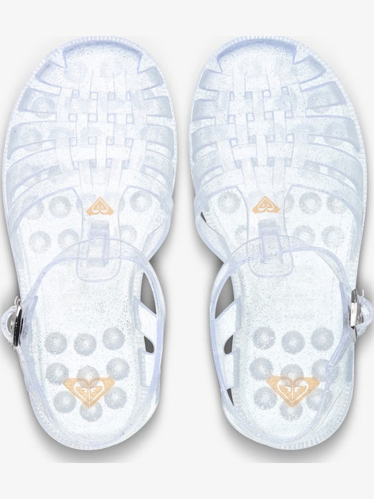The Croisette Kids Beach Shoes Silver