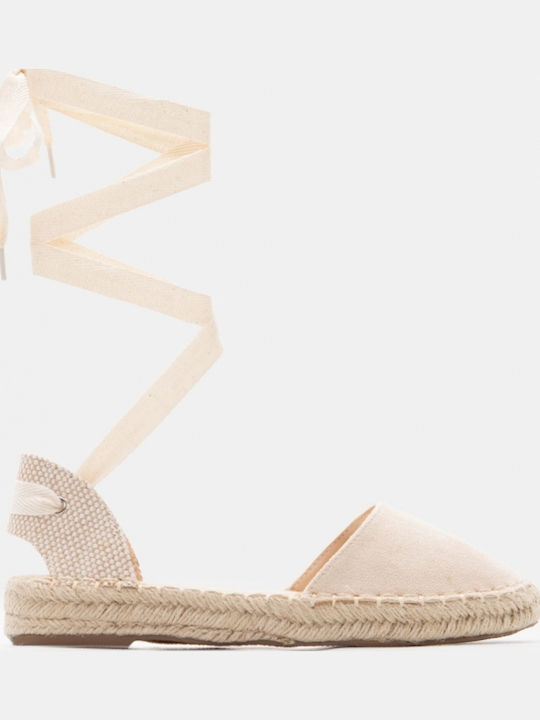 Damen Espadrilles in Beige Farbe