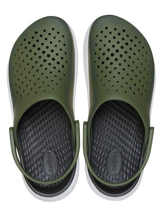 Crocs Inmotion Ανδρικά Σαμπό Πράσινα