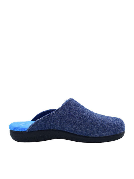 Anatomisch Damen Hausschuhe Blau