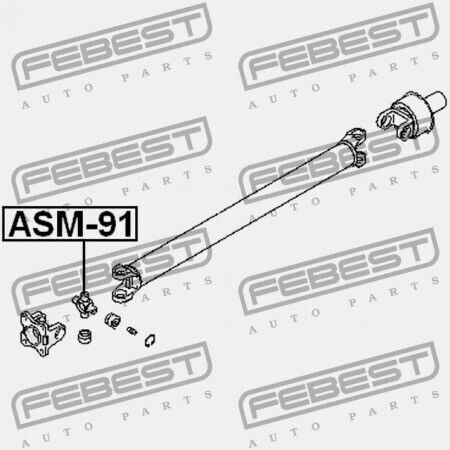 Експлоатационен Предавателен Вал Mitsubishi Предизвикател K90 1996.05-2001.08 Jpn Mb000948