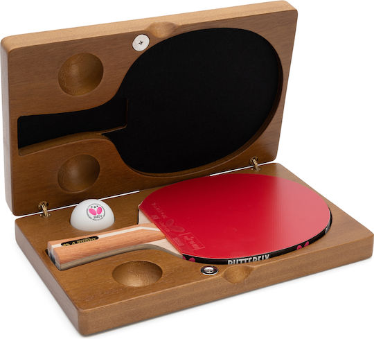 Ping Pong Case Butterfly Wood Case Kibako-9073600821