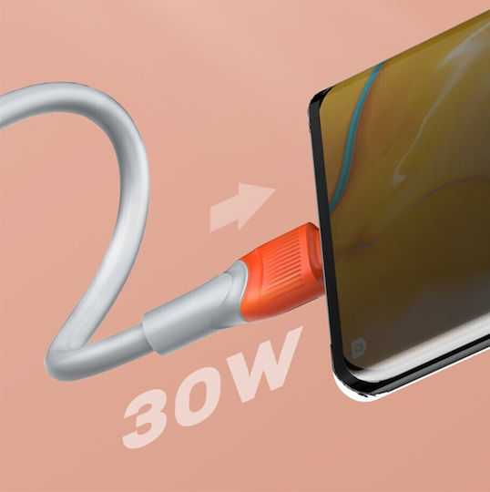 Ldnio USB-A To Lightning Кабел 30W Бял 4м