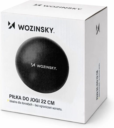 Wozinsky Μπάλα Pilates σε Μαύρο Χρώμα