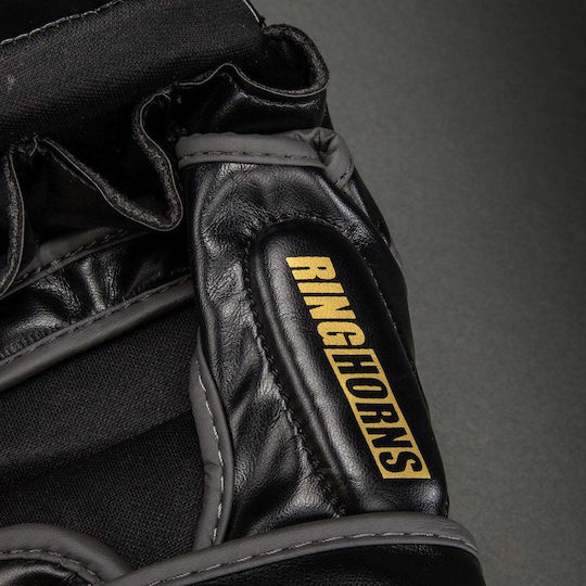 Ringhorns Charger MMA Sparring Gloves Black Gold