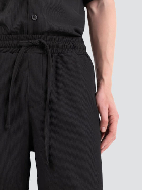 Pantaloni scurți Bărbați Regular Fit Negri