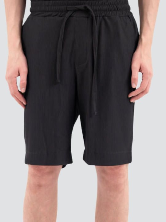 Pantaloni scurți Bărbați Regular Fit Negri