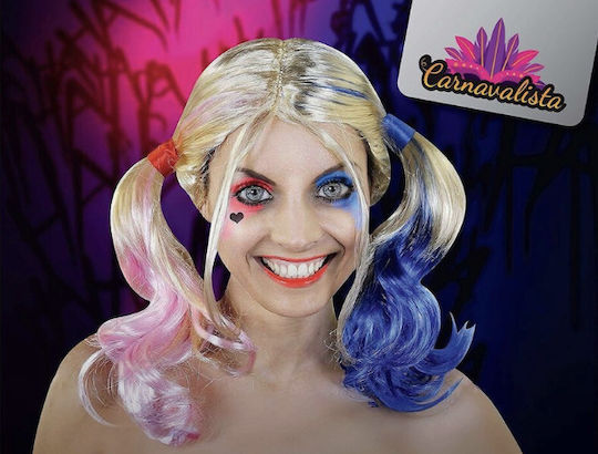 Blonde Pigtail Wig Colored Braids – Fun Party Style