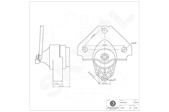 Suport Motor Dreapta Ford Fiesta V Fuziune 1146866
