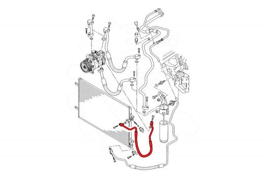 Furtun Aer Condiționat Audi A6 C6 4f0260701m