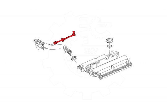 SKV Engine Hose for Opel Astra J Corsa D E Insignia A