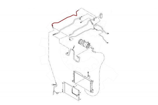 Air Conditioning Hose for Ford Galaxy I Seat Alhambra Vw Sharan