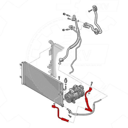 Маркуч Климатик Audi A6 C7 A7 4g0260701n