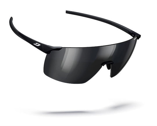 Julbo Cycling Glasses With Yellow Frame And Photochromic Mirror Lenses