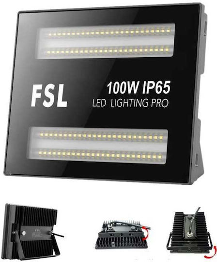 Lightplanet Draußen LED-Panels 100W mit Kaltweißem Licht 6500K