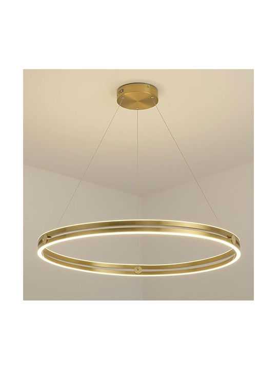 Lightplanet Κρεμαστό Φωτιστικό Χρυσό LED με Φυσικό Λευκό Φως