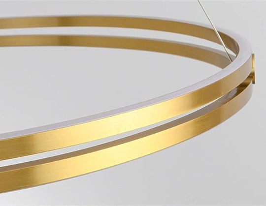 Lightplanet Deckenleuchte Gold LED mit Natürliches Weiß Licht