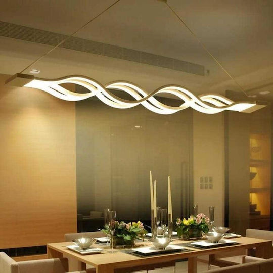 Lightplanet Lumini Suspendate Alb LED cu Lumină Alb Natural