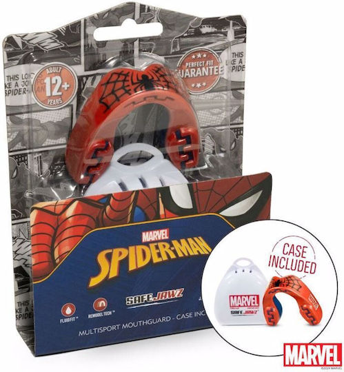 Safejawz Mouthguard Spider Man Extro Marvel Junior Red