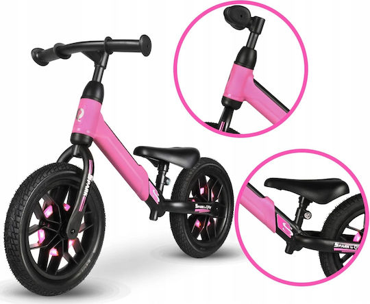 Q Play Kids Balance Bike Spark Pink