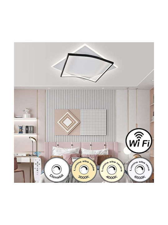 Lightplanet Πλαφονιέρα LED με Τηλεχειριστήριο