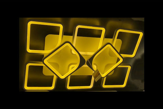 Lightplanet Plafonieră de Tavan Albă cu LED Integrat și Telecomandă
