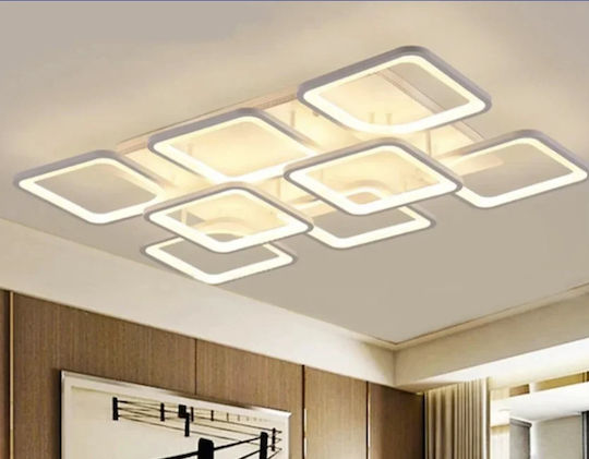 Lightplanet Plafonieră de Tavan Albă cu LED Integrat și Telecomandă