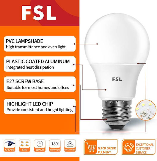 Lightplanet Bec LED 13W Pentru Bază De Bec E27 și Formă A70 Alb Cald