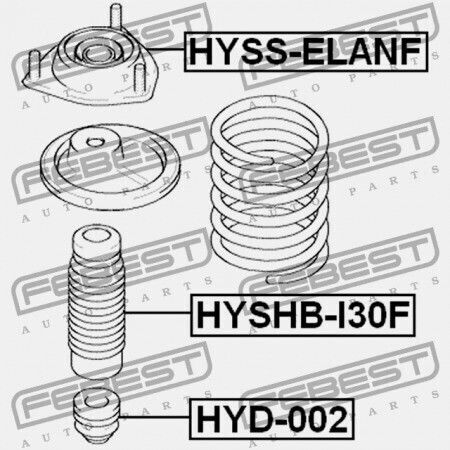 Μπροστινό Αμορτισέρ Hyundai Elantra Lantra 00 2000 Cis 54610-2d000