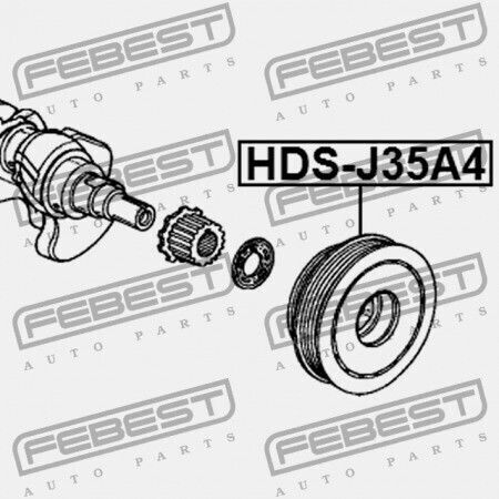 Honda Avancier Ta1 Τροχαλία Στροφαλοφόρου Άξονα 1983-1987 Jp 13810-p8a-a01