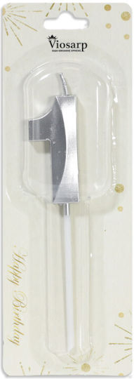 Birthday Candles Gold and Silver Number 1 Vc090-1