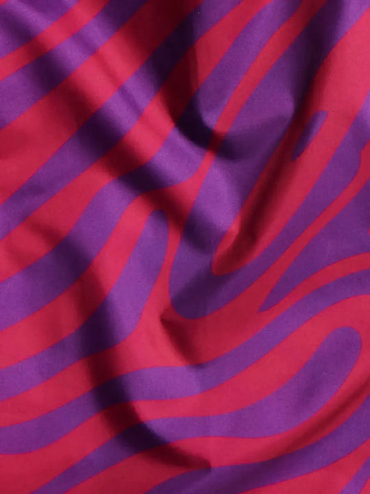 Reusable Shopping Bag Swirl In Pink
