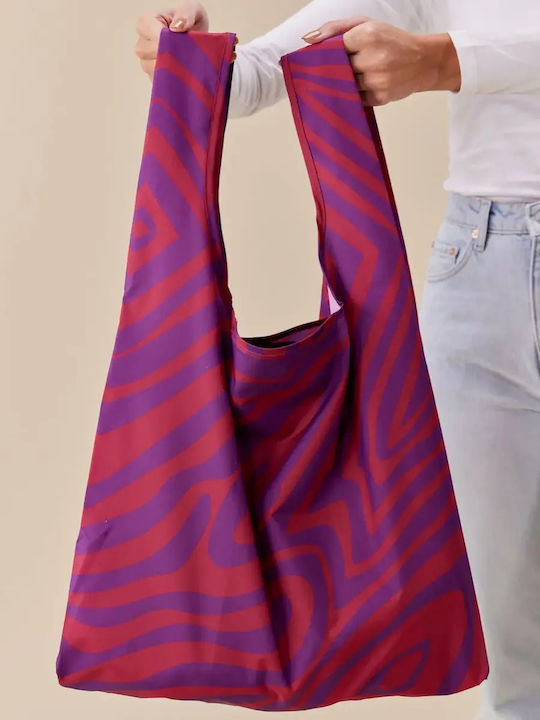 Sacosa Reutilizabila Swirl Roz