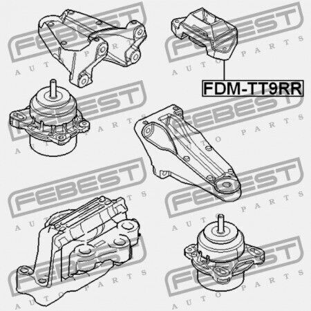 Febest Motorhalterungen Für Ford Transit Tt9 2006-2013 Eu 1485355