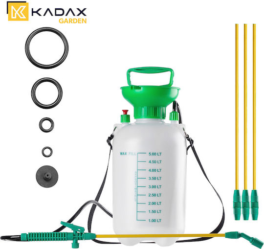 Kadax Pulverizator cu Presiune cu Capacitate de 5l în Culoare Transparentă