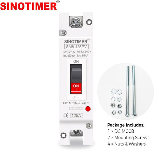 Sinotimer Comutator Monopol Pentru Panoul Electric 125A