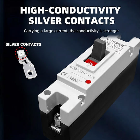 Sinotimer Comutator Monopol Pentru Panoul Electric 125A